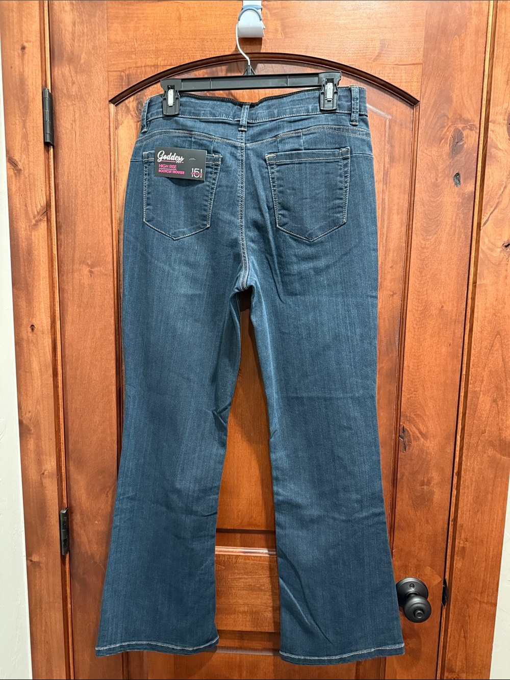 one 5 one Women's Dark Blue Bootcut Jeans - Picture 5 of 8